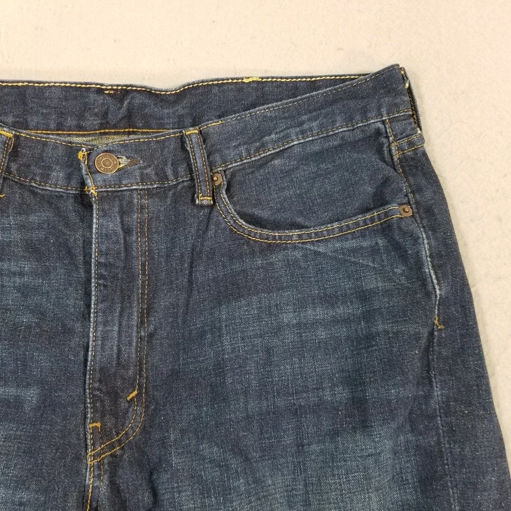 Levi's 514 jeans men's 36x29 relaxed fit straight blue denim pants retro